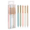 5 pcs/set 0.5mm Solid Candy Color Large Capacity Gel Ink Pens School Office Writing Supplies Gift Stationery Pack