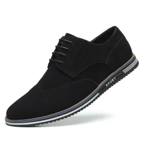 Classic Brogues Shoes For Men Frosted Suede Leather Shoes Winter Casual Man Footwear Male Sneakers Undefined Men Shoes Plus Size