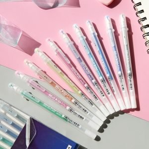 Sakura 0.6mm Glitter Colored Gel Pen 12 Color Gelly Roll Stardust Pen Highlighters Pen for Scrapbooking Diy