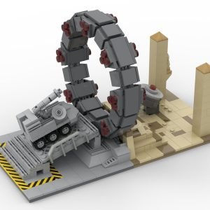 Moc-27131 Space War Stargate Command Model Star Interstellar Travel Toys Wars Set Toys Kids Gifts Building Blocks Toys