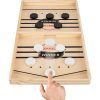 Fast Sling Puck Game,Wooden Hockey Game,Super Foosball Table,Desktop Battle Parent-Child Interaction Winner Slingshot Game,Adults And Kids Family Game Toys